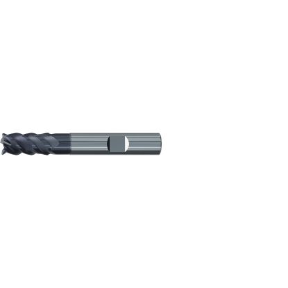 Picture of EMUGE 1987A.0750 DIA 3/4 SH 0.7500 LOC 1.50 OAL 4.00 End Mill Standard Flute Variable Helix Carbide TiAlN Single End Corner Radius 0.0500 1.27MM Jet-Cut