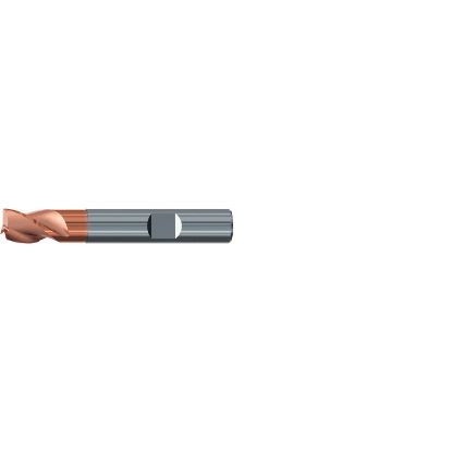 Picture of EMUGE 2517A.016 DIA 16MM SH 0.6299 LOC 0.6299 OAL 3.2283 End Mill Standard Flute Variable Helix Carbide TiAlN Single End Square Sharp TOP-Cut