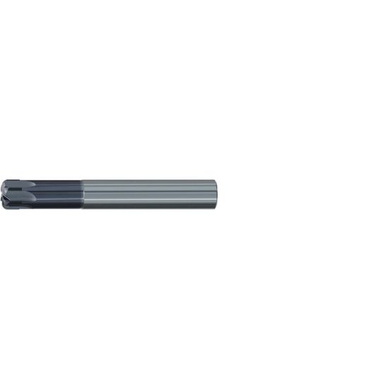 Picture of EMUGE 2876A.010010 DIA 10MM SH 0.3937 LOC 0.2362 OAL 2.8346 End Mill Torus Standard Helix Carbide TiAlN Single End Corner Radius 0.0394 1.00MM Hard-Cut