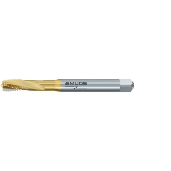 Picture of EMUGE BU523701.5045 Tap 3/8-24.00TPI Mod Bottom NF/UNF/UNEF DINSI 2.0P-3.0P Carbide HSSE TiN