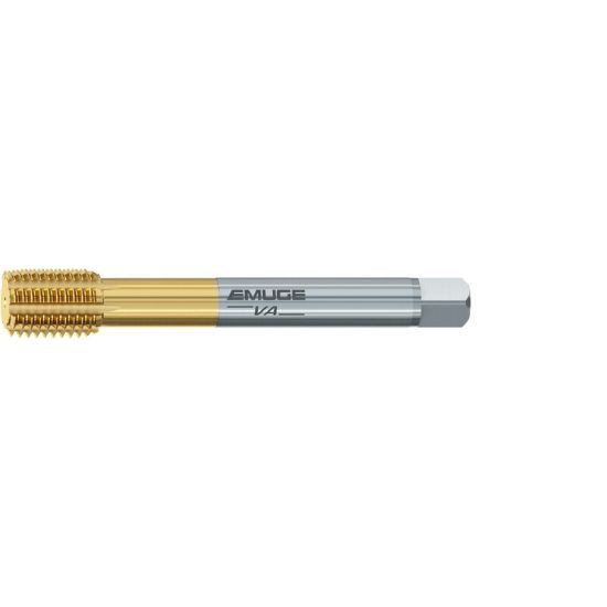 Picture of EMUGE CU396A00.5017 Tap 7/8-9.00TPI Bottoming NC/UNC DINSI 1.5P-2.0P HSSE-Powder Metal TiN