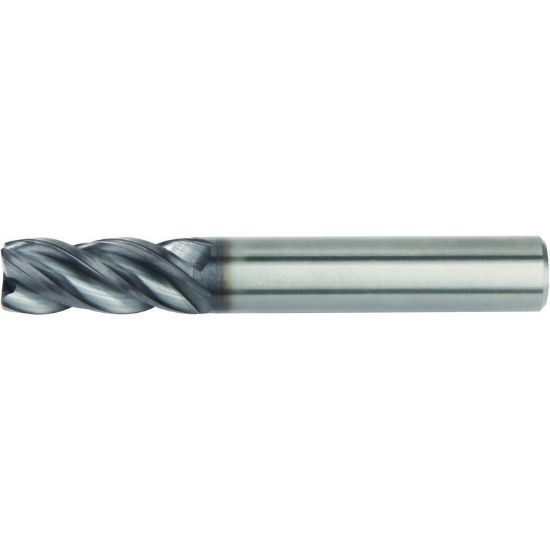 Picture of HANITA/WIDIA 477720007W DIA 20MM SH 0.7874 LOC 1.4961 OAL 4.0945 End Mill Standard Flute High Helix Carbide AlTiN Single End 45.0° Chamfer VariMill I