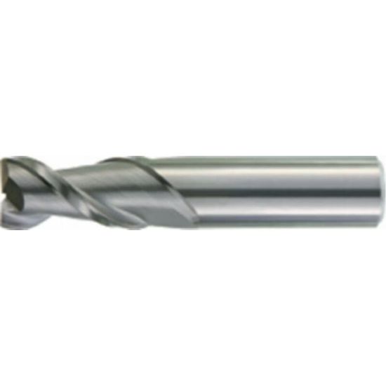 Picture of HANITA/WIDIA 4K4207072B DIA 1/4 SH 0.2500 LOC 0.3750 OAL 2.00 End Mill Standard Flute High Helix Carbide Uncoated Single End Corner Radius 0.0300 0.76MM ArCut