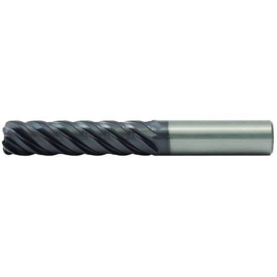 Picture of HANITA/WIDIA 571820047MT DIA 20MM SH 0.7874 LOC 3.1496 OAL 5.9055 End Mill Standard Flute Variable Helix Carbide AlTiN Single End Corner Radius 0.1181 3.00MM VariMill II