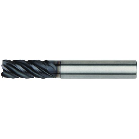 Picture of HANITA/WIDIA 57N8200R7TJ DIA 20MM SH 0.7874 LOC 1.4961 OAL 4.5276 End Mill Standard Flute Variable Helix Carbide AlTiN Single End Corner Radius 0.0394 1.00MM VariMill II