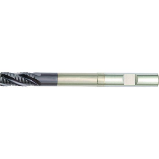 Picture of HANITA/WIDIA 6NL616006LW DIA 16MM SH 0.6299 LOC 1.2598 OAL 5.4331 End Mill Powder Metal TiAlN Single End 45.0° Chamfer WIDIA Series Mills