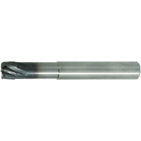 Picture of HANITA/WIDIA 7FNS10004 DIA 3/8 SH 0.3750 LOC 0.0201 OAL 3.50 End Mill Carbide AlTiN Single End High Feed0.0234 0.59MM Vision Plus X-Feed