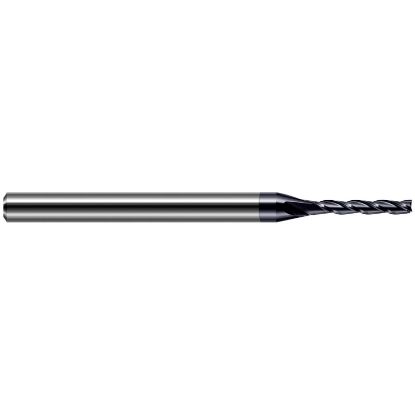 Picture of HARVEY Tool 12532-C3 DIA 1/2 LOC 2.00 OAL 4.00 End Mill Standard Flute Standard Helix Carbide AlTiN Single End Square Sharp
