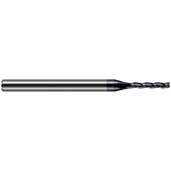 Picture of HARVEY Tool 12532-C3 DIA 1/2 LOC 2.00 OAL 4.00 End Mill Standard Flute Standard Helix Carbide AlTiN Single End Square Sharp