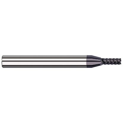 Picture of HARVEY Tool 24432-C6 .500 D HI-HELIX MA FINISHER, 3x LOC Nano End Mill Standard Flute Standard Helix Carbide AlTiN Single End Square Sharp