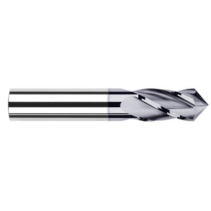 Picture of HARVEY Tool 27440-C3 5/8 D x 100 Carbide Drill /Mill, 4 FL AlTiNDrill /Mill Carbide AlTiN Single End Drill Point