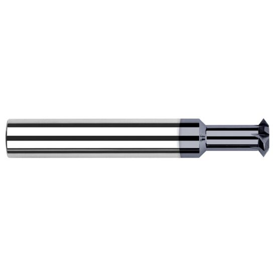Picture of HARVEY Tool 27510-C3 1/2 D x 60 Carbide LR DASC, AlTiN Chamfer Mill Carbide AlTiN Single End Cham Mill