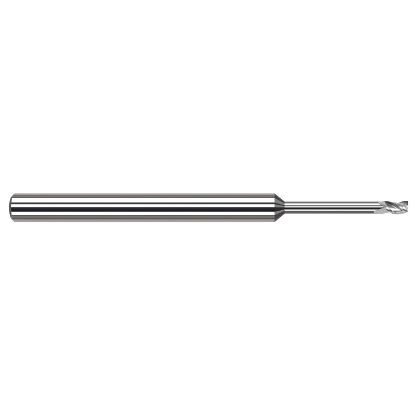 Picture of HARVEY Tool 846916 DIA 1/4 LOC 0.3750 OAL 4.00 End Mill Standard Flute Standard Helix Carbide Uncoated Single End Square Sharp