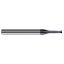 Picture of HARVEY Tool 951493-C6 .093 DIA CRAD HARD Mill, 1.5x RCH, 4 FL End Mill Standard Flute Standard Helix Carbide AlTiN Single End Corner Radius