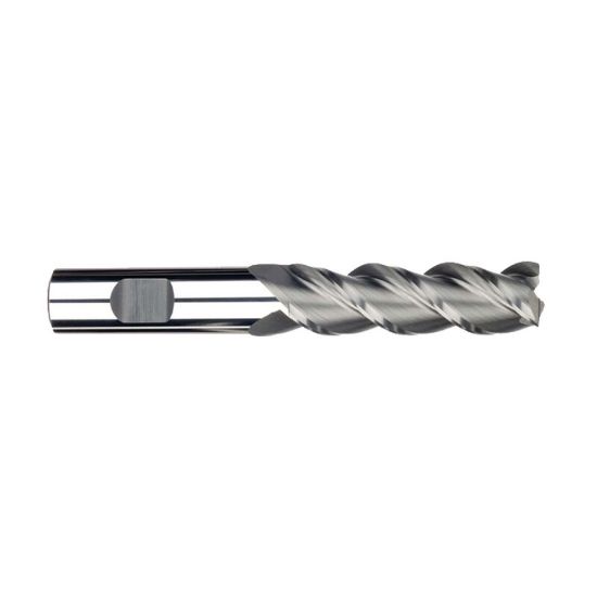 Picture of IMCO 32704 DIA 3/4 SH 0.7500 LOC 2.50 OAL 5.00 End Mill Standard Flute High Helix Carbide Uncoated Single End Square Sharp Streaker Mill