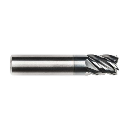 Picture of IMCO 65429 DIA 3/4 SH 0.7500 LOC 1.00 OAL 3.00 End Mill Standard Flute Standard Helix Carbide AlCrN Single End Corner Radius 0.2500 6.35MM enDURO Mill