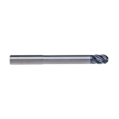 Picture of IMCO 65803 DIA 5/8 SH 0.6250 LOC 0.7500 OAL 6.00 End Mill Standard Flute Standard Helix Carbide AlCrN Single End Ball Nose enDURO Mill