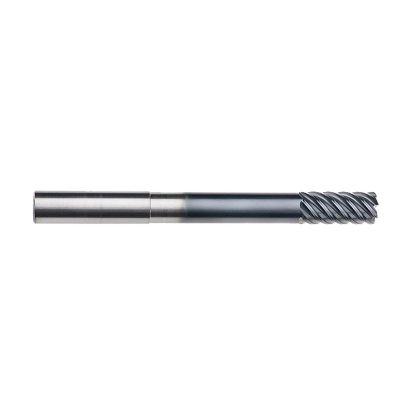 Picture of IMCO 69520 DIA 1/2 SH 0.50 LOC 1.1250 OAL 5.00 End Mill Standard Flute High Helix Carbide AlTiN Single End Corner Radius 0.0300 0.76MM Omega-6 Mill