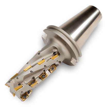 Picture of INGERSOLL 22J5G-2006048R01 Milling Cutter 90.0°, Corn Cob 2.000 CAT50 4 Flute Coolant 4.4 Max DOC 10.00 OAL