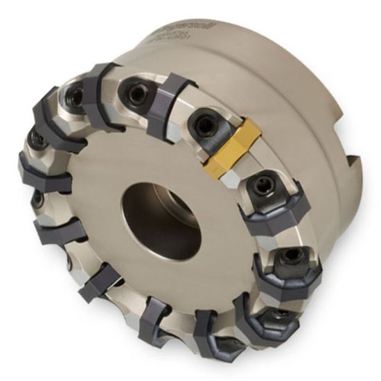 Picture of INGERSOLL OP1N-80R01 Milling Cutter 43.0° 8.000 Shell Arbor 2.5000 24 Flute 0.2 Max DOC 2.375 OAL