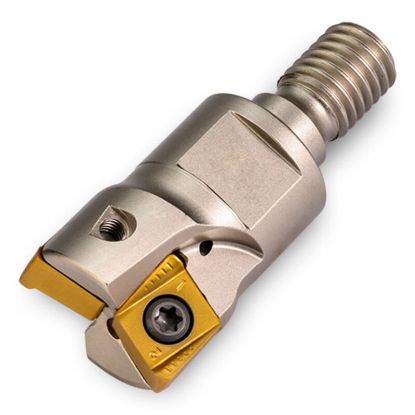 Picture of INGERSOLL 1TJ1Q025035X7R00 Milling Cutter 90.0° 0.984 Screw M12 2 Flute Coolant 0.437 Max DOC