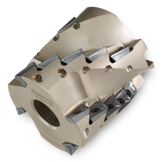 Picture of INGERSOLL 22J3E-40044D5R01 Milling Cutter 90.0°, Corn Cob 4.000 Cylindrical 1.5000 5 Flute 3.78 Max DOC 4.470 OAL