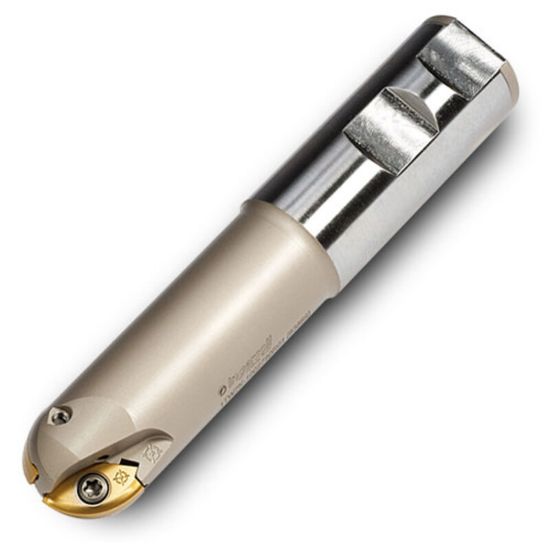 Picture of INGERSOLL 1TW8J-0701580R02 Milling Cutter 0.750 Weldon 1.0000 2 Flute Coolant 0.51 Max DOC 7.000 OAL