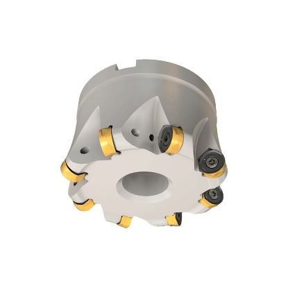 Picture of ISCAR H400 FR D2.00-06-0.75-12 Milling Cutter Button Cutter 2.000 Diameter Face Mill 0.750 1.770 OAL 6 Flute