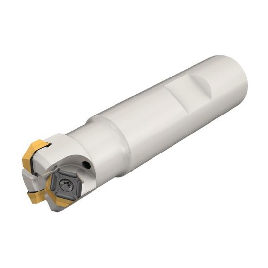 Picture of ISCAR IQ845 ESYD1.25-5W1.25-R05 Milling Cutter 50.0° 1.250 Diameter Weldon 1.250 4.000 OAL 5 Flute