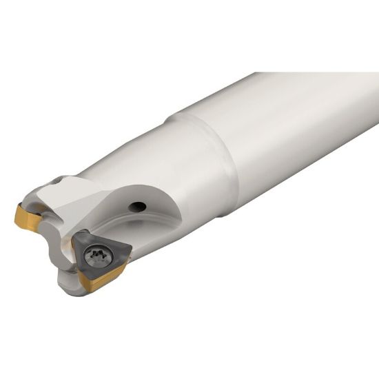 Picture of ISCAR HM390 ETC D1.25-5W1.25-07 Milling Cutter 90.0° 1.250 Diameter Weldon 1.250 4.250 OAL 5 Flute