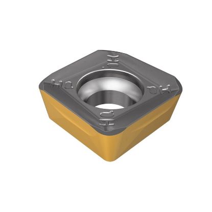 Picture of ISCAR SPMT100404R-HQ-M IC810 Milling Insert Square 0.016 Corner Radius AlTiCrN + TiN