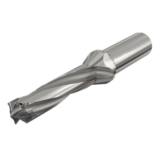 Picture of ISCAR D3N 0492-147-063R-3D 0.492" Exchangeable Head 3 Flute Drill s with Coolant Holes and Round Shank, Drill ing Depth 3xD