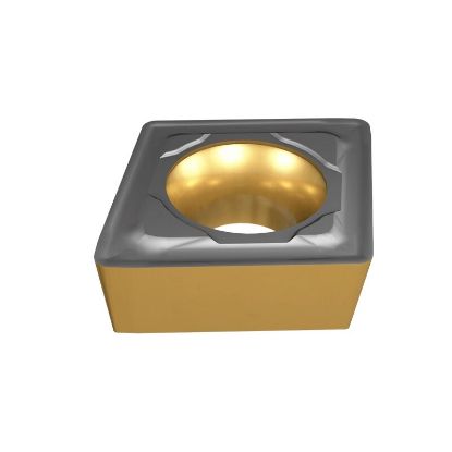 Picture of ISCAR CCMT2-1-WG IC907 Turning Insert 80.0° Carbide TiAIN + TiN 0.016 Corner Radius