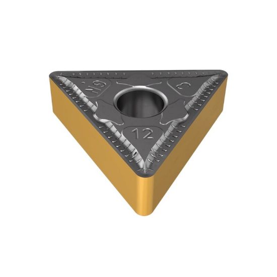 Picture of ISCAR TNMG543 GN IC9350 Turning Insert Triangle Carbide TiCN + Al2O3 + TiN 0.047 Corner Radius