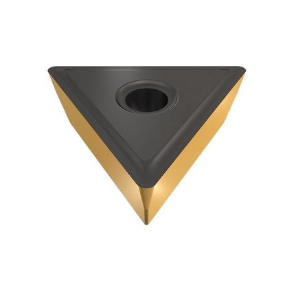 Picture of ISCAR TPMR321 PF IC807 Turning Insert Triangle Carbide TiAIN + TiN 0.016 Corner Radius