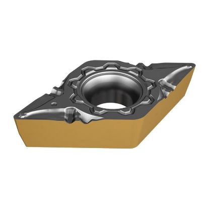 Picture of ISCAR DCMT2-0-F3P IC8150 Turning Insert 55.0° Carbide TiCN + Al2O3 + TiCN + TiN 0.008 Corner Radius