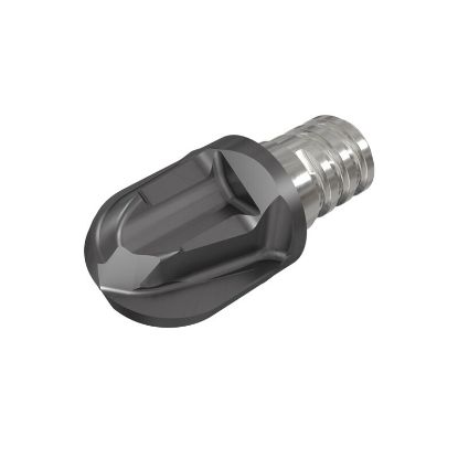 Picture of ISCAR MM HRF.375-2T06 IC903 DIA 3/8 SH T06 LOC 0.3799 OAL 0.7420End Mill,Replacable Head Standard Flute High Helix Carbide TiAlN Single End Ball Nose MULTI-MASTER