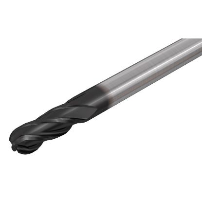 Picture of ISCAR EBLI-A-4 125-250-C125 IC900 DIA 1/8 SH 0.1250 LOC 0.2500 OAL 2.2500 End Mill Standard Flute Standard Helix Carbide AlTiN Single End Ball Nose SolidMill