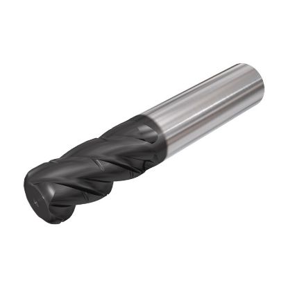 Picture of ISCAR EFPI-E4CF 625-1.2C625R13 IC903 DIA 5/8 SH 0.6250 LOC 0.0310 OAL 3.50 End Mill Carbide TiAlN Single End Corner Radius 0.1300 3.30MM CHATTERFREE