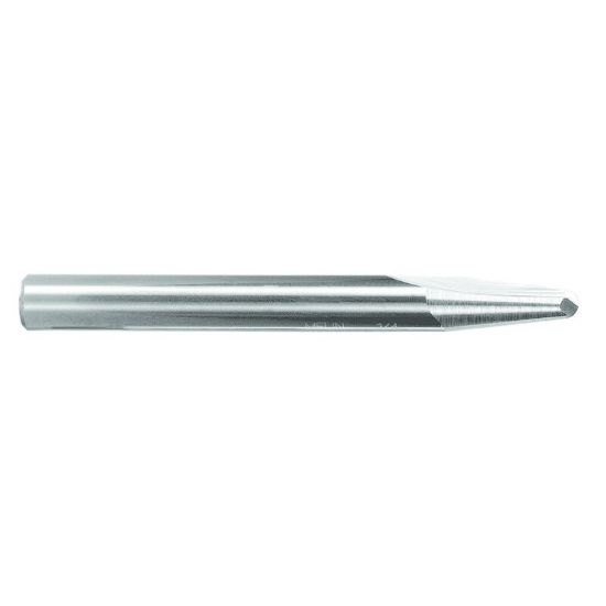 Picture of MELIN 17619 DIA 7/32 SH 0.4375 LOC 1.00 OAL 2.7500 End Mill Ball Nose Carbide Uncoated Single End Ball Nose