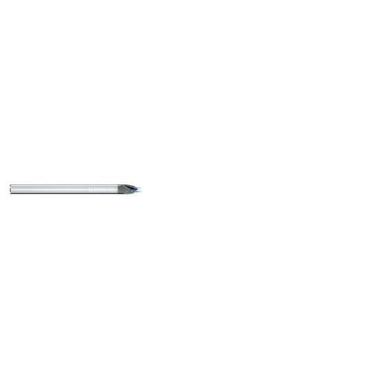 Picture of MIKRON 2.CC.10020.60 Center Drill Coolant Thru 130°, 60° 0.039 Diameter Cylindrical 0.118 1.574 OAL 2 Flute 1.0XD
