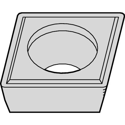 Picture of WIDIA/KENNAMETAL CPHH21205CG6 Insert 80.0° TiC + TiCN + TiN 0.007 Corner Radius