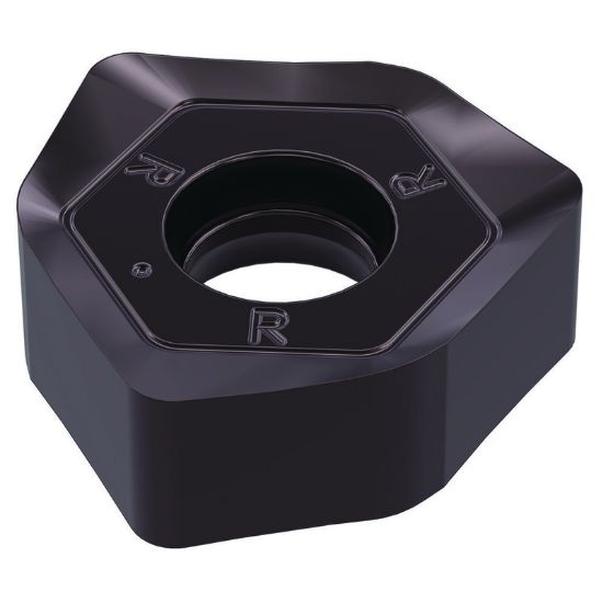 Picture of WIDIA/KENNAMETAL XNGJ 0704ANENLD3W TN6520 Milling Insert Hexagon TiAlN 0.051 Corner Radius