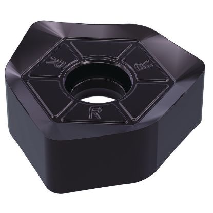 Picture of WIDIA/KENNAMETAL XNGJ 0905ANSNGD3W WP25Powder Metal Milling Insert Hexagon TiAlN 0.063 Corner Radius