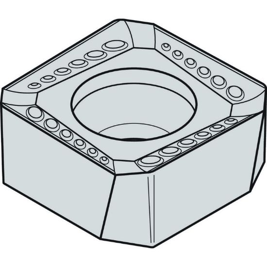 Picture of WIDIA/KENNAMETAL SNKT1505AZR31 WP40Powder Metal Milling Insert Square AlCrN + TiAlN