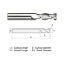Picture of WIDIN WAR322A048030 DIA 3/4 SH 0.7500 LOC 2.50 OAL 5.00 End Mill Standard Flute High Helix Carbide Uncoated Single End Corner Radius 0.0300 0.76MM ALU-WAVE