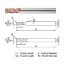 Picture of WIDIN ZR73402001 DIA 2MM SH 0.2362 LOC 0.1969 OAL 1.9685 End Mill Standard Flute Standard Helix Carbide AlTiN Single End Corner Radius 0.0039 0.10MM Z-STAR