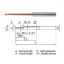 Picture of WIDIN ZSTNR2010-30-0902 DIA 1MM SH 0.2362 LOC 0.0315 OAL 2.9528 End Mill Standard Flute Standard Helix Carbide AlTiN Single End Corner Radius 0.0079 0.20MM Z-STAR