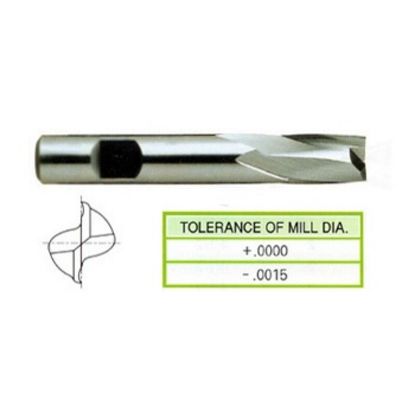 Picture of YG-1 14039 DIA 1/8 SH 0.3750 LOC 0.3750 OAL 2.3125 End Mill Standard Flute Standard Helix HSS Uncoated Single End Square Sharp General Purpose