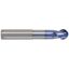 Picture of YG-1 37573 DIA 1/4 SH 0.2500 LOC 0.2187 OAL 2.2500 End Mill Standard Flute High Helix Carbide Uncoated Single End Ball Nose Alu-Power End Mill